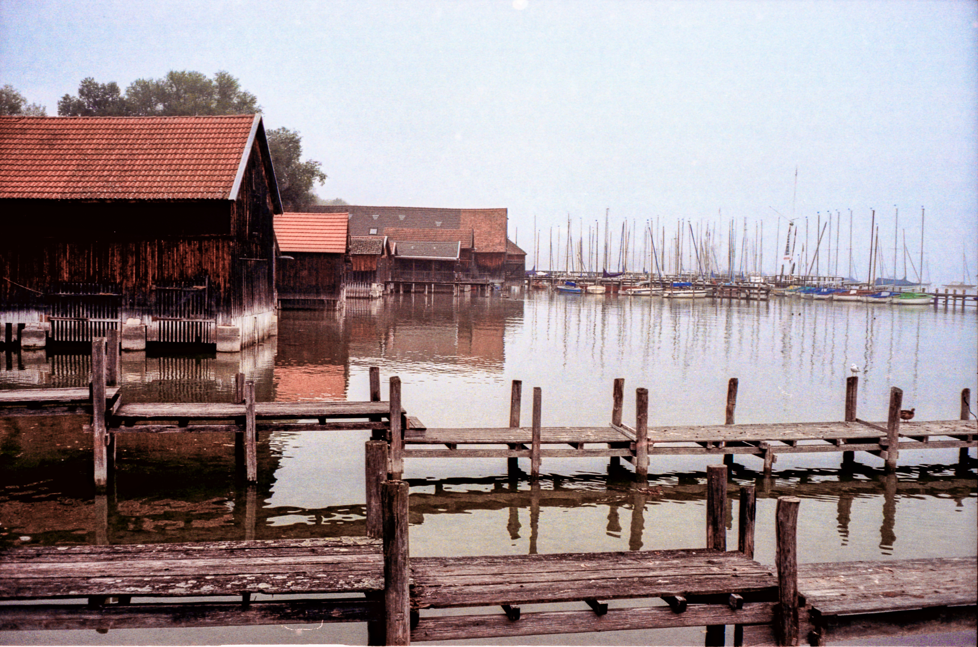 Bootshäuser am Ammersee