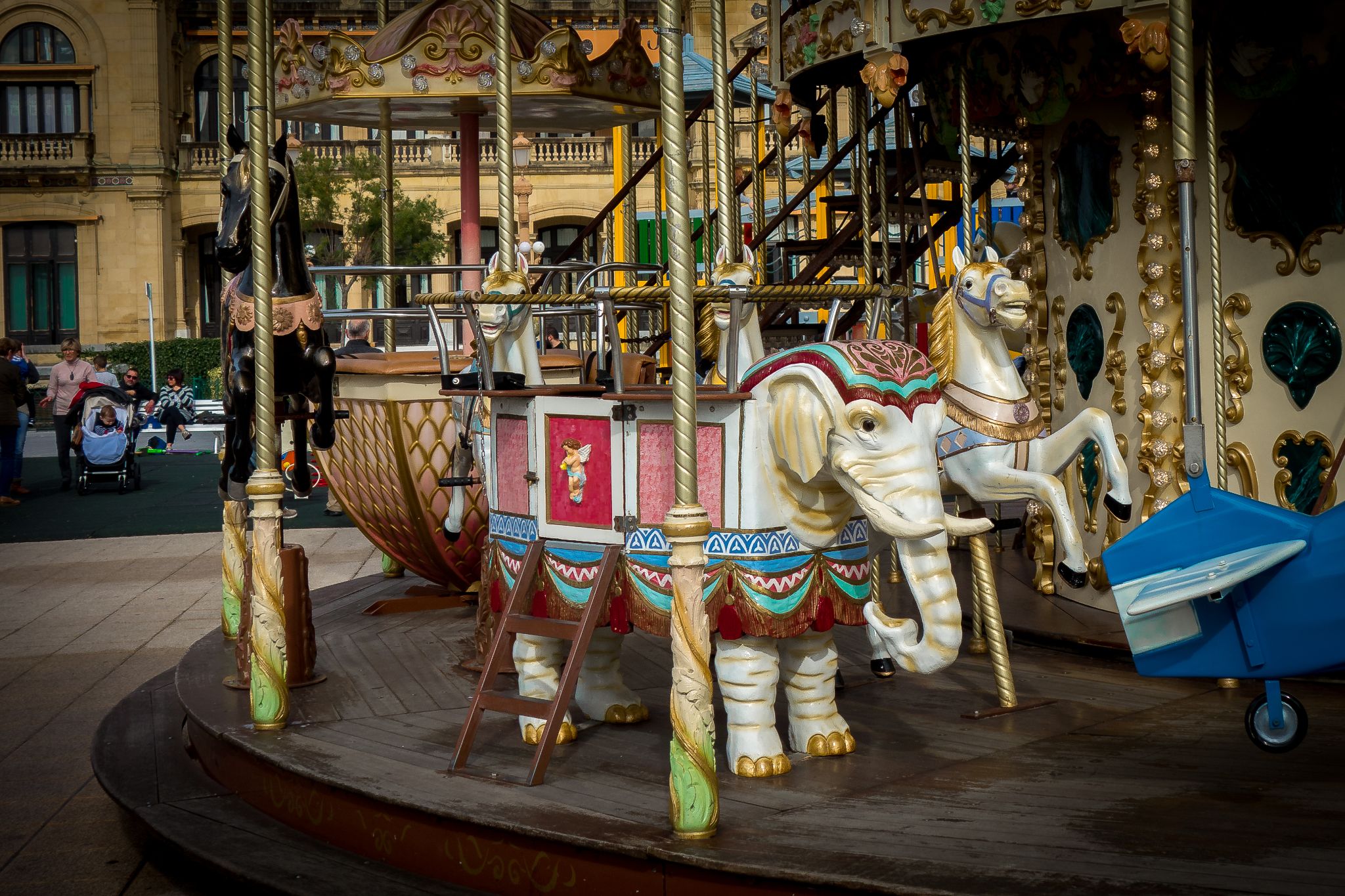 Karussel in San Sebastian