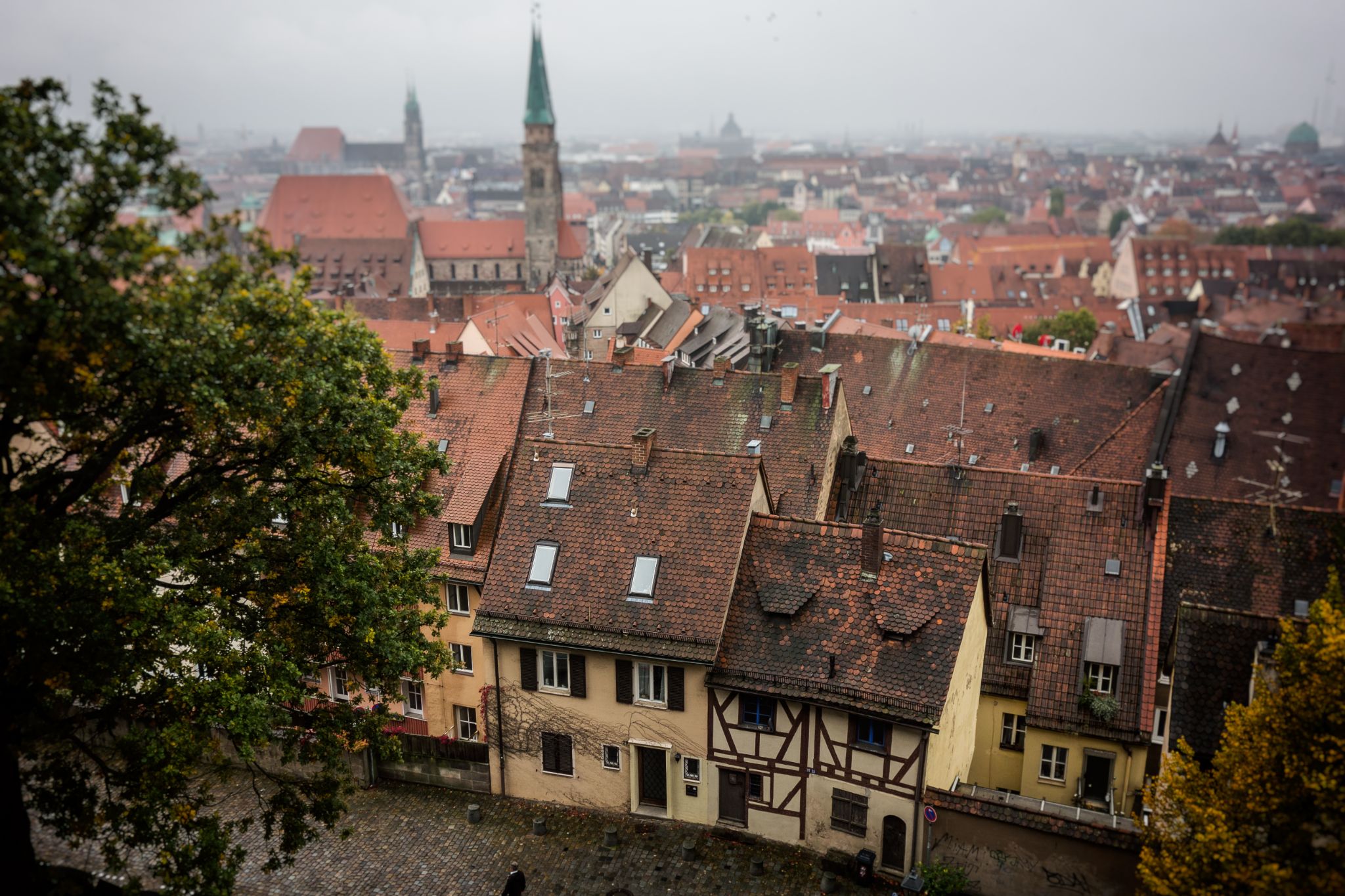 Über den Dächern von Nürnberg